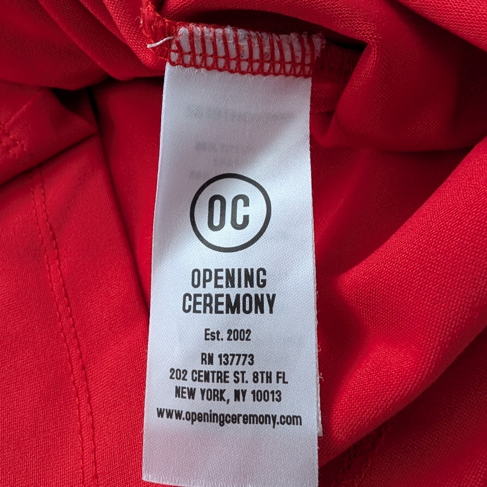 Opening Ceremony Rash Guard Medium Red - Picture 8 of 13